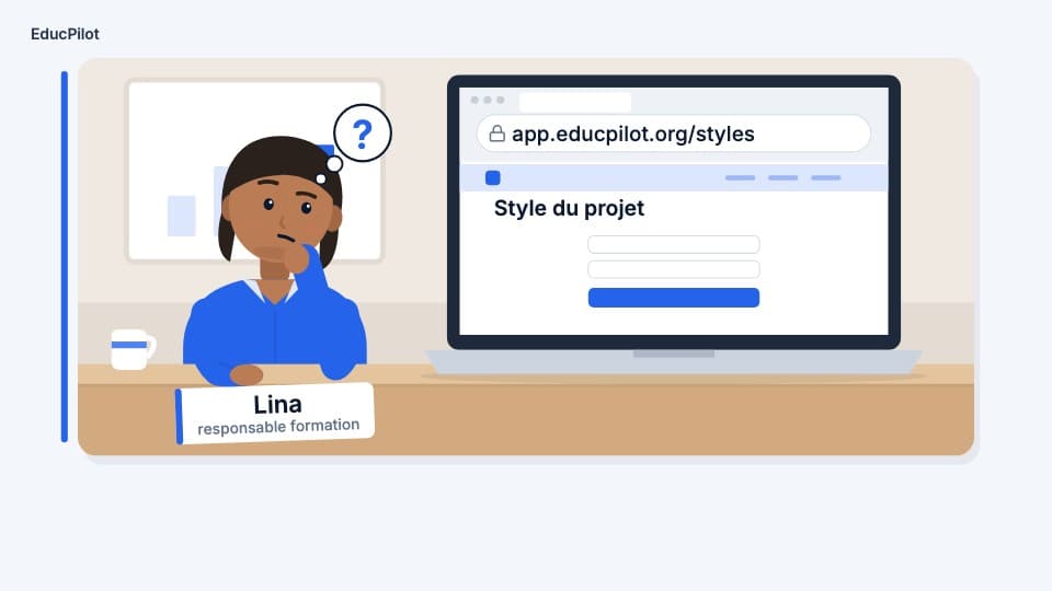 Aperçu de la direction artistique Infographie d’EducPilot